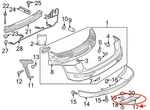 2009-17 Audi SQ5 Rear Bumper Tow Hitch Receiver Cover Lower Trim 8R0-807-819L. Fixed Price $79.99.