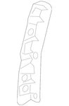 Genuine Mazda Bumper Cover Bracket KD45-50-153-9U. Fixed Price $8.05.