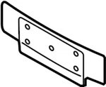 Genuine Oem Toyota Prius 2023 Front License Plate Bracket No. 52114-47310. Fixed Price $50.00.