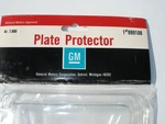 Nos Gm Clear License Plate Protector Corvette Camaro Rs Z28 Chevelle Ss Gto 442. Fixed Price $26.99.