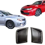 Fit 2008-2014 Subaru Wrx Sti Oe Style Front Bumper Side Air Vent Corner Cover. Fixed Price $38.88.