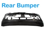 14-17 Bmw I3S Rear Bumper Cover Panel Assembly Black 737057703 Oem. Fixed Price $300.00.
