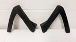 Nos 1966-67 Oldsmobile Cutlass Vista Cruiser Rear Bumper Filler Set 391363/62. Fixed Price $50.00.