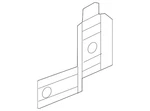 Genuine Mazda Bumper Cover Stay KSD4-50-281A. Fixed Price $44.40.