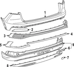 Genuine Audi Spoiler 89A-807-521-9B9. Fixed Price $165.23.