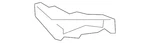 Genuine Mazda Fog Light Trim Bracket KB8A-50-C12. Fixed Price $20.30.