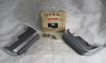 Nos 1976 1977 Chevy Monte Carlo Gray Front Bumper Guards Cushions Oem Gm. Fixed Price $250.00.