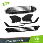Front Upper+lower Grill+fog Light Covers+trim Strips Ford Fusion 2019 2020. Fixed Price $98.82.