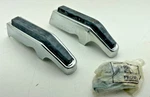 1972 Nos Gm Chevelle Front Guards Bumperettes Chrome High Rise Trim. Fixed Price $299.96.