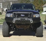 Elite Ford Ranger Modular Front Winch Bumper With Bull Bar 1998-2011 (black). Fixed Price $729.00.