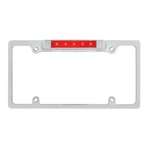United Pacific Chrome License Plate Frame With Auxiliary Light 1. Fixed Price $56.00.