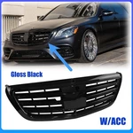 Grille For Mercedes Benz W222 S450 S500 S550 S63 Amg 2014-2020 W/ Acc Black. Fixed Price $147.25.