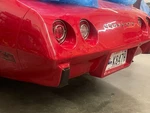 Corvette 1975 Flex Fiberglass Rear Bumper Cover With Letter Indents. Fixed Price $260.00.
