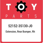 52152-35130-J0 Toyota Extension, Rear Bumper, Rh 5215235130J0, New Genuine Oem. Fixed Price $800.74.