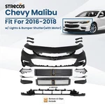 Front Bumper Cover Assembly For 2016-2018 Chevrolet Malibu Grille Shutter. Fixed Price $295.00.