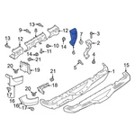 Ford Bronco 2021-2024 M2DZ17F774CC Rear Right Bumper End Cap. Fixed Price $37.34.