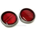 Oem Toyota 81910-69015 58-73 Land Cruiser FJ25 FJ40 Rear Red Round Reflector Set. Fixed Price $79.99.