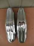 Vintage 1935 'desoto' Front Bumper Guards - Airstream, Airflow, Mopar. Fixed Price $250.00.