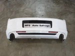 2013-2014 Mustang Gt S197 5.0L Oem White Rear Bumper Cover No Park Sensor B11. Fixed Price $300.00.
