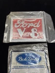 Bob Drake 1940 Ford Std & Dlx Trunk Deck Lid Emblem. Fixed Price $50.00.