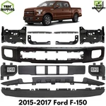 Front Bumper Primed Steel & Brackets Kit 2015-2017 Ford F-150. Fixed Price $780.00.
