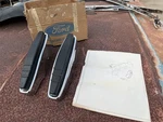 Nos 1969 1970 Ford Galaxie Front Bumper Guards Part# C9AZ-17996-A. Fixed Price $80.00.