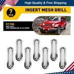 Front Bumper Honeycomb Mesh Grill Inserts For Jeep Wrangler Jk 2007-2018 7-70X. Fixed Price $53.99.