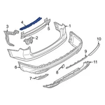 For Volkswagen Atlas 21-25 Rear Center Bumper Cover Support Rail. Fixed Price $95.23.