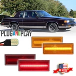 4X Amber Front & Red Rear Led Side Marker Light For 81-88 Oldsmobile Cutlass 442. Fixed Price $79.99.