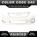 New Painted *040 Super White* Front Bumper Cover For 2010-2011 Toyota Camry. Fixed Price $380.99.
