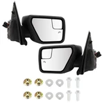 21-24 Ford F150 Left & Right Side Mirror Power Heat Turn Signal Light Black. Fixed Price $203.63.