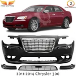 Front Bumper Cover Paintable & Grille Assembly Kit For 2011-2014 Chrysler 300. Fixed Price $577.65.