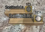 Nos 1975-80 Chevrolet Truck "scottsdale 10" Front Fender Emblem (pair). Fixed Price $275.00.