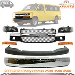 Front Bumper Chrome & Headlight Kit For 2003-2023 Chevy Express 2500 3500 4500. Fixed Price $838.40.