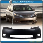 Front Bumper Cover Unpainted For 2011-2017 Toyota Sienna Base Xle 5211908904. Fixed Price $140.00.