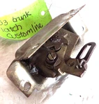 1952 1953 Ford Customline Mainline Shoe Box Trunk Deck Lid Latch Assembly. Fixed Price $74.00.