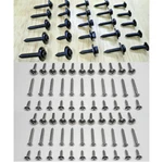 (91PCS) Black & Chrome Int Screws For Mopar Plymouth Champ Cuda Valiant Etc. Fixed Price $32.00.