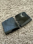 Bmw F25 X3 Drivers Right / Passengher Left Side Tow Eye Cover Pair Black 8048133. Fixed Price $45.00.