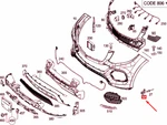 Mb Ml W166 Front Right Wheel Cover Bracket For Bumper, A1668855414. Fixed Price $18.94.