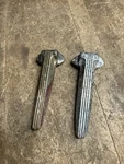 Oem 1937 Ford Chrome Trunk Deck Lid Hinges Ferro 17572 Set Pair Car Parts Usa. Fixed Price $99.99.