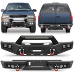 For Suburban Tahoe & Gmc Yukon 1992-1999 Front Rear Bumper W/winch+led Lights. Fixed Price $996.00.