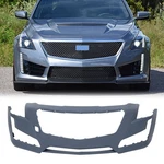 Primed Front Bumper Cover For 2014-2019 Cadillac Cts W/o Sensor Hole. Fixed Price $228.99.