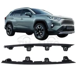 For 2019-2022 Toyota RAV4 Front Bumper Upper Grille Insert Molding Trim 2PCS. Fixed Price $13.99.