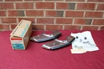 1967 1978 Camaro Nos Gm Chrome Rear Bumper Guards 986805. Fixed Price $600.00.
