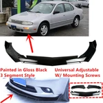 Add-on Universal For 1994-96 Nissan Altima Gloss Black Front Bumper Lip Splitter. Fixed Price $59.83.