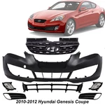 Front Bumper Cover Fascia & Grille Assembly For 2010-2012 Hyundai Genesis Coupe. Fixed Price $513.96.