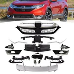 Front Grille/trim/fog Lamp Black/bumper Skid/panel/bracket For Honda Crv 2017-19. Fixed Price $123.09.
