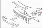 Genuine Mercedes Slc C107 R107 Impact Absorber Front Left A1078800114. Fixed Price $315.68.