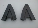 1971-1972; Buick Lesabre & Centurion Used Rear Bumper End Caps, Lh Rh Pair. Fixed Price $26.00.