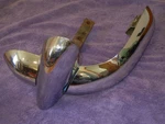 Triumph Spitfire Mkii Right Rear Bumper Assembly With Overrider. Fixed Price $75.00.